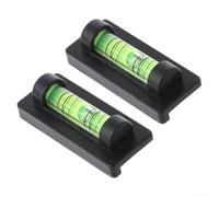 Nivelador para tubular 4.7cm Base Doble Línea Nivelador para | 4 unidades, plástico , base doble línea, para ideal marcos cuadros, para fácil lectura burbuja