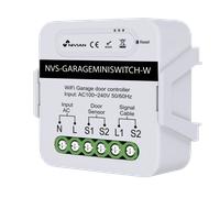 NIVIAN Abridor puerta garaje WiFi Controlador inteligente para motor de Puerta de Garaje por app TUYA. Programación Horaria, Temporizador y Escenas Inteligentes. Compatible con Alexa y google home.