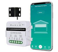Controlador wifi puerta garaje nivian nvs-garageminiswitch-w