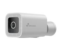 NIVIAN - Cámara Bullet WiFi 2,4Ghz | Half4K 2560x1440 | Detección de Humanos | Visión Nocturna Color | Compatible Alexa y Google Home | Control Remoto App Tuya (Bullet)