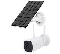 NIVIAN-Cámara de vigilancia WiFi+Panel Solar-Batería Larga duración 10400mAh-FullHD-Detección de Movimiento y Humanos-Apta Exterior-Visión Nocturna-Audio bidireccional-Alexa,Google Home,App Tuya