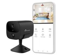 NIVIAN Cámara IP 4G con Tarjeta SIM a Batería Interior 100% Sin Cables | Cámara motorizada 4G sin WiFi ni cables: visión 2.5K, IA anti falsas alarmas y batería de larga duración