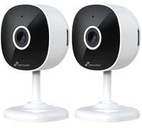 NIVIAN cámara WiFi 2.4Ghz-Grabación en MicroSD(No incluida)-2K-Deteccion de Humanos-Audio bidireccional-Apta para Interior-Compatible con Amazon Alexa y Google Home-Control Remoto con App Tuya