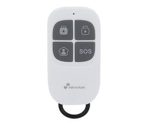 Nivian-Mando de Control Remoto inalámbrico Compatible con alarmas Nivian-Múltiples Funciones de gestión del Sistema de Alarma (Armado, desarmado, Armado Parcial, señal SOS)
