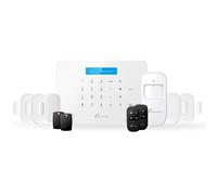Nivian - Sistema de Alarma para Casa y Negocios Sin Cuotas Mensuales | Kit de Alarma WiFi/gsm | Control Remoto a través de App Tuya | Fácil Instalación Sin Cables | hasta 60 detectores