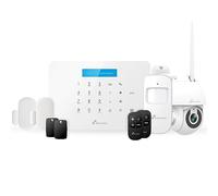 Nivian - Sistema de Alarma para Casa y Negocios Sin Cuotas Mensuales | Kit de Alarma WiFi/gsm | Control Remoto a través de App Tuya | Fácil Instalación Sin Cables | hasta 60 detectores