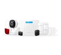 Nivian - Sistema de Alarma para Casa y Negocios Sin Cuotas Mensuales | Kit de Alarma WiFi/gsm | Control Remoto a través de App Tuya | Fácil Instalación Sin Cables | hasta 60 detectores