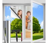 Niviy Vinilos para Cristales Efecto Espejo Vinilo Ventana Privacidad Anti UV Anti Calor Lamina Vinilo Ventana Estático Protección Solar UV para Puertas Cristal Dormitorio 105x200cm