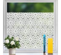 Niviy Vinilos para Cristales Opaco Vinilo Ventana Privacidad Anti-UV Estático Autoadhesivo Vinilo Adhesivo Cristal para Dormitorio Ideal Baños Dormitorio Comedor 119.5x200cm