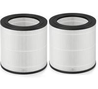 NIVMOWN Paquete de 2 filtros HEPA de repuesto FY0611, compatible con purificador de aire Philips 600i, número de modelo AC0650 y AC0651/10, NanoProtect HEPA, parte FY0611/30