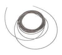NIYANGLE 1 Rollo Cuerda de alambre recubierta de caucho rugerizado kit de costura cordón de perchas de luz de escenario luminaria acollador accesorio de lámpara de escenario cuerda colgante