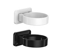 NIYANGLE 2piezas Secador Profesional Soporte De Pared Sin Taladrar Colgador Para Baño Resistente Al Agua Diseño Adhesivo Invisibles