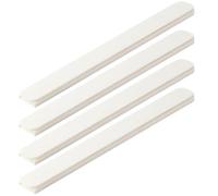 NIYANGLE 4 Guías Deslizantes Material Hips Resistente Presión para Cajones de Armario en Color Blanco Diseño Clásico y Ligero para Muebles de Tv y Armarios de Pared