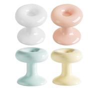 NIYANGLE 4 Piezas Pulsadores de Botón para Inodoro Forma de Corazón de Multifunción para Uñas Largas Accesorios Duraderos para Tanque de Agua Instalación Fácil y Ahorro de Color Aleatorio