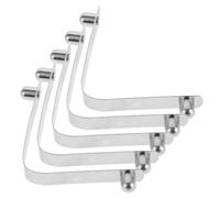 NIYANGLE 5 Piezas Clip para Cepillo de Piscina de Acero Inoxidable, V | Reduce el Movimiento Lateral, Resistente al Óxido, Portátil, para Accesorios de Limpieza y Varillas Telescópicas