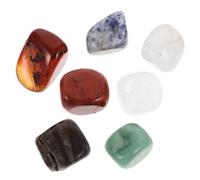 NIYANGLE 7 Piezas Piedra Lisa de Yoga Piedras de Colores para Mesa y Mesa de Arena Obsequio