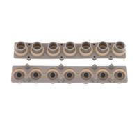 NIYANGLE Almohadilla de Contacto de Silicona Conductora 2 Piezas para Reparación de Teclado Electrónico, 7 Teclas, Repuesto para Piano Digital, Adecuado para Reparación de Teclados