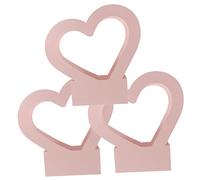 NIYANGLE Caja De 3 Piezas Caja De Flores De Amor Placas De Corazón Embalaje De Corazón Bolsas De Envoltura Confeti De Bolsa De Regalo Floral Para Boda Rojo Bolsas De Regalo