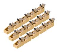 NIYANGLE Cepillo de Mano para Luthier de Violín, Herramienta de Carpintería de Latón y Acero, Mini Cepillo Manual Fácil de Usar para Tallar Instrumentos de Madera