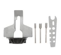 NIYANGLE Kit de Limas Fácil de Controlar y Mantener para Afilar Cadena Metal Plata de Motosierra Herramientas de Jardín en Exteriores