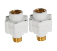 NIYANGLE Protector Anti-fugas para Calentador de Agua Solar y Eléctrico, Pared de Cobre y Abs, Rendimiento Estable, 2 Piezas para Seguridad y Protección