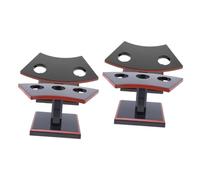 NIYANGLE Rollo De 4 Piezas expositor de helados parrilla de mesa mini conos de gofres bandeja de comida estante de exhibicion soporte de cono de escritorio puesto de sushi para restaurante