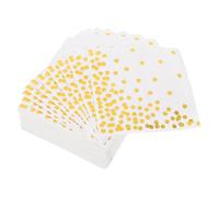 NIYANGLE Servilletas de Papel Dorado para Cumpleaños y Bodas, Diseño Elegante 100 Piezas, Material Papel Cómodo y Fácil de Limpiar para Fiestas y Cenas