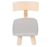 NIYANGLE Taburete Infantil Respaldo para Pequeños de Madera Capacidad Fuerte y Resistencia al Impacto, Adecuado para Living Room Fundas Taburetes Redondos
