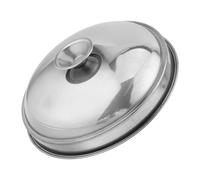 NIYANGLE Tapa Redonda de Acero Inoxidable para Vaporera de 16cm con Perilla Aislante, Compatible con Planchas y Uso Diario, Cubre Alimentos y Asegura Retención de Vapor