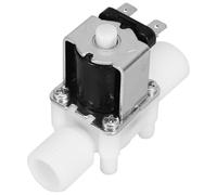NIYANGLE Válvula Solenoide, Válvula de Agua Eléctrica Normalmente Cerrada, Plástico, Rosca Macho Externa 20mm, 12 V Dc, para Riego de Césped y Jardín