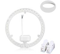 Nizirioo - Kit de conversión de módulo LED de 36W: juego de conversión de lámpara de anillo, luz de difusión circular blanca para lámparas de techo y de pared, lámpara fluorescente circular de