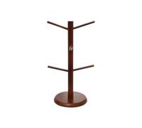 NJIEzhao Portavasos De áRbol Soporte for tazas con base gruesa, ahorra espacio y 6 ganchos, soporte for de café encimera(Color 2)
