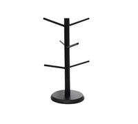 NJIEzhao Portavasos De áRbol Soporte for tazas con base gruesa, ahorra espacio y 6 ganchos, soporte for de café encimera(Color 1)