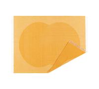 NJRD Manta de lana Circles 130x185 cm amarillo