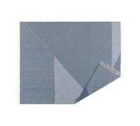 NJRD Manta de lana Stripes 130x185 cm azul