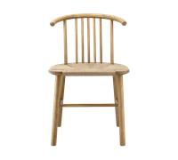 NJRD Silla de comedor VIOR asiento trenzado Roble lacado-natural