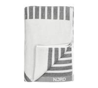 NJRD Toalla de baño Stripes 100x150 cm Gris