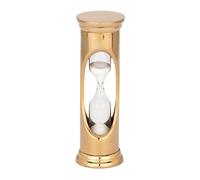 NKlaus Reloj de arena náutico, 3 minutos, latón, 9 x 3 cm, decoración marítima 14977