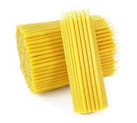 NKlaus - velas finas de cera amarilla - altura 12,5cm - velas rituales de altar - calidad eclesiástica (350pcs - aprox. 990g) 36260