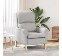 NLQMSU Sillón Gris Nube de Tela Moderna con Marco de Madera de Ingeniería | Tejido suave duradero, cojines de espuma y fibra, mantenimiento por aspiradora, diseño de salón contemporáneo
