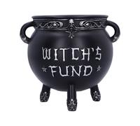 Nemesis Now Witch's Fund - Hucha (Resina, 16,5 cm), Color Negro