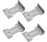 NNNJunhua - Soporte de brazo paralelo para cierrapuertas serie Placa paralela Pieza de carga inversa Apertura interna y externa, accesorios de extensión universal, 4 piezas