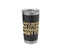 No hay nada A Little Foodies Baker Postres Cheesecake Vaso térmico de acero inoxidable de doble pared