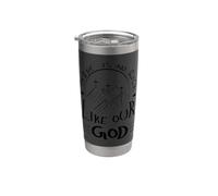 No hay roca como nuestro Dios cristiano Vaso térmico de acero inoxidable de doble pared