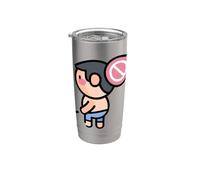 No orinar, no orinar aquí Vaso térmico de acero inoxidable de doble pared