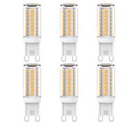 Noa Home Deco G9 LED Bombilla 3W, 2700K Blanco Cálido, 360° Ángulo Haz, CRI85+, sin Parpadeo G9 Bi-Pin LED Foco, Ahorro Energía Halógena Reemplazo para Candelabro, Plafón, Aplique, Lámpara Mesa
