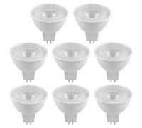 Noa Home Deco Paquete 8 GU5.3 LED Bombilla 5 W 12V, 3000 K Blanco Cálido, 550 Lumen, 38° Ángulo Haz, No Regulable Reflector Lámpara, Ahorro Energía GU5.3 LED Foco para Salón, Cocina, Dormitorio