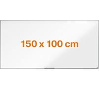 Nobo 1915473 - Pizarra Magnética de Acero, 150 x 100 cm, para Notas Borrables en Seco con Marco de Aluminio y Bandeja para Rotuladores, para Montar en la Pared, para Oficina, Hogar o Aula