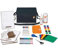 Nobo 1915711 - Kit de Accesorios para Pizarras Blancas, Estuche Práctico con 47 Accesorios, Dimensiones 23 x 20 x 35'5 cm, 50% Material Reciclado, Color Gris Carbón