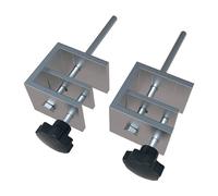 Nobo Abrazadera para Pantalla Separadora Premium Plus Sobremesa, Pack de 2
